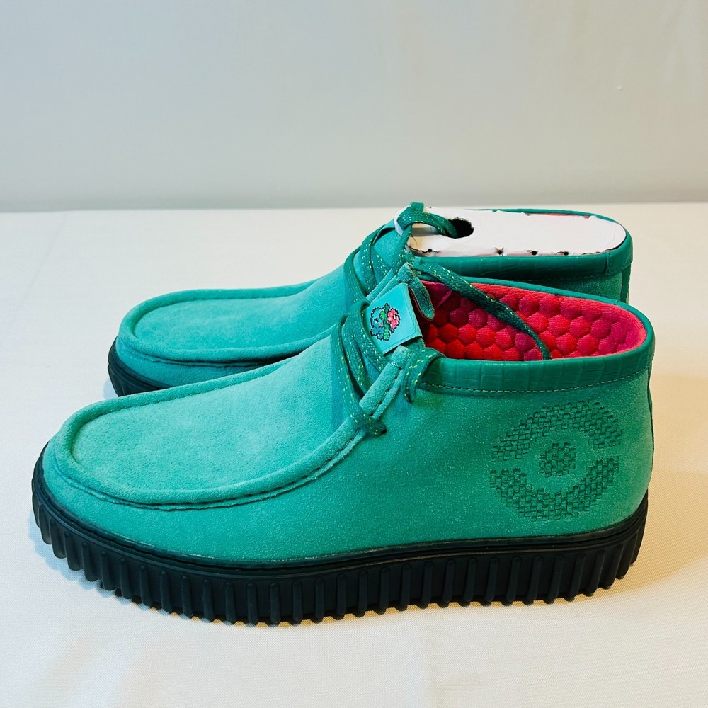 Clarks x Pokemon Torhill Explore Chukka Boot Turquoise Venusaur Mens 9